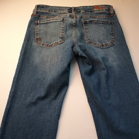 Kut From The Kloth Denim Jeans Size 6 Low Rise Straight Leg Medium Wash - Picture 6 of 10
